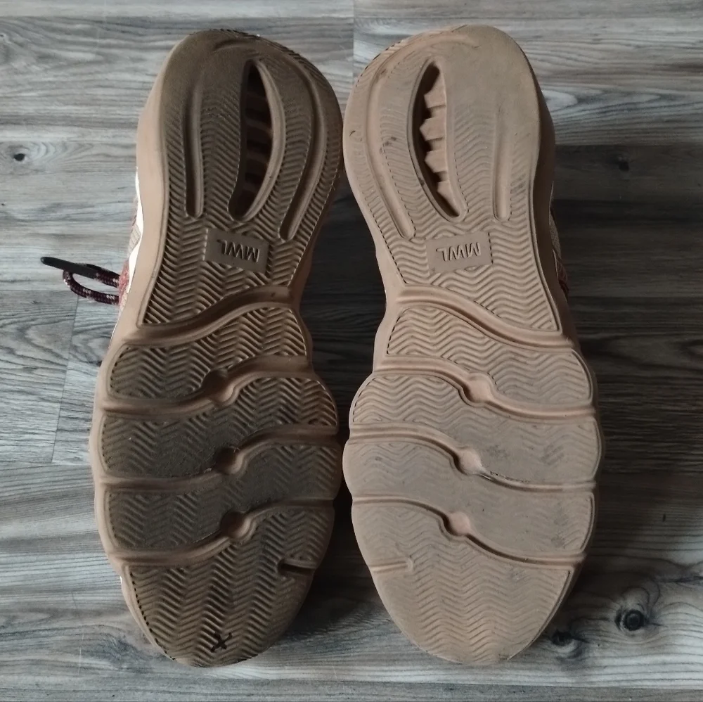 Madewell Field Knit Sneakers Desert Dune Multi Women’s Size 9